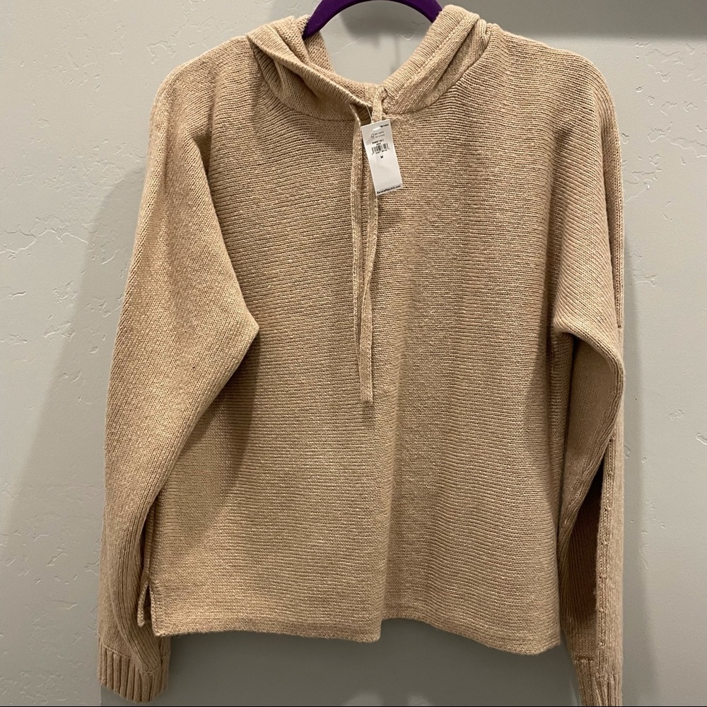 NWT Banana Republic knit hoodie - Picture 3 of 4